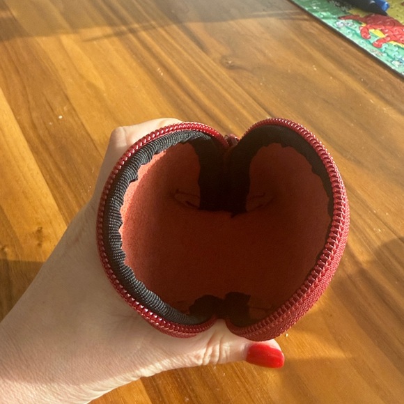 Mini Red Furla Pouch / Change Purse - Picture 4 of 4